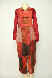Block Print Dungaree